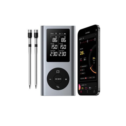 BQ50 Meat Thermometer -  Dual probes/800FT/APP