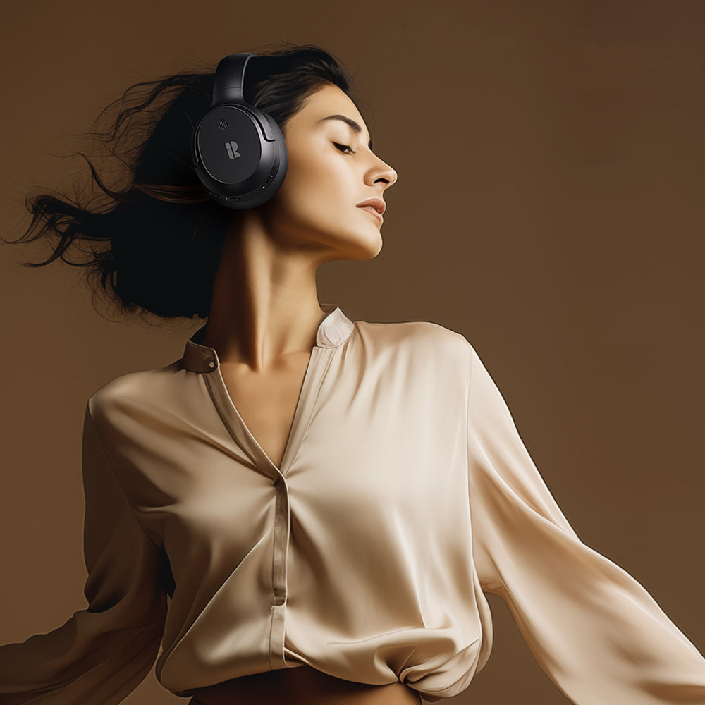BH100 Bluetooth Headphones - 80Hrs/ANC/Crystal Clear