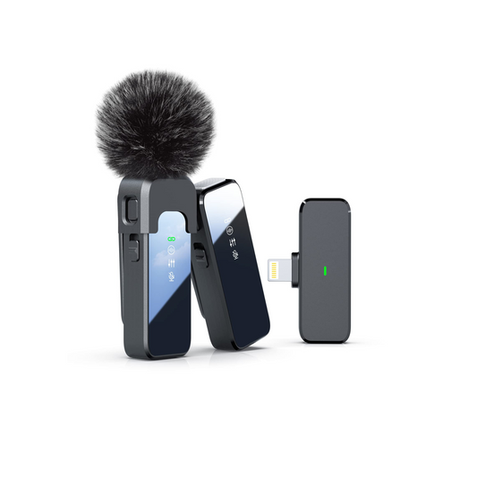 LM01 Wireless Lav Mic - Plug and play/18Hrs/100ft