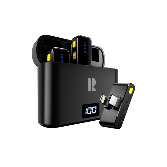 LM01PRO Wireless Lav Mic - Plug and play/50Hrs/iPhones&Android