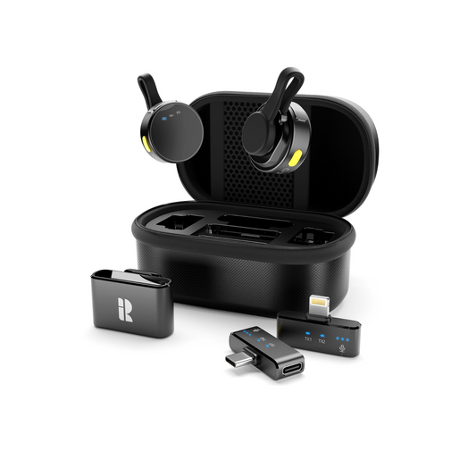 LM05 Wireless Lav Mic - Plug and play/50Hrs/iPhones&Android