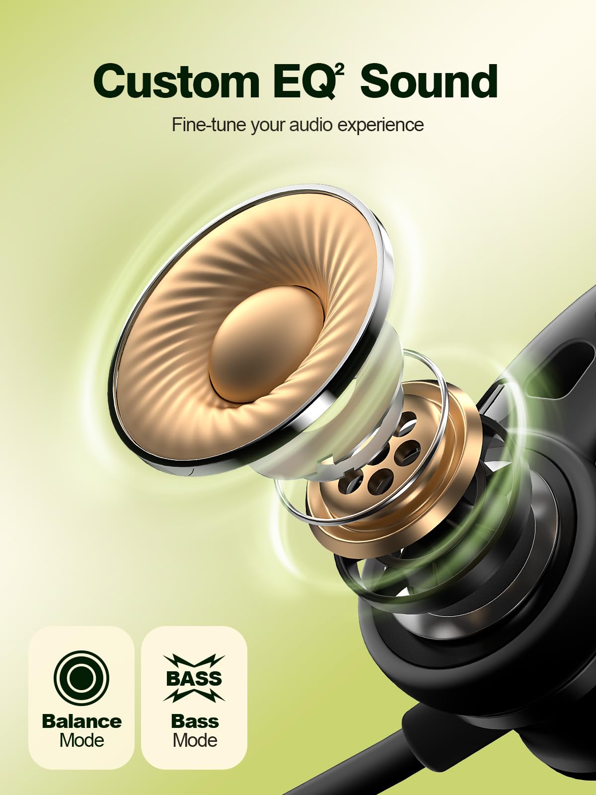 WH05 Neckband Earphone -  BT/AI-enhanced Mic/Magnetic/2 EQ/50Hrs