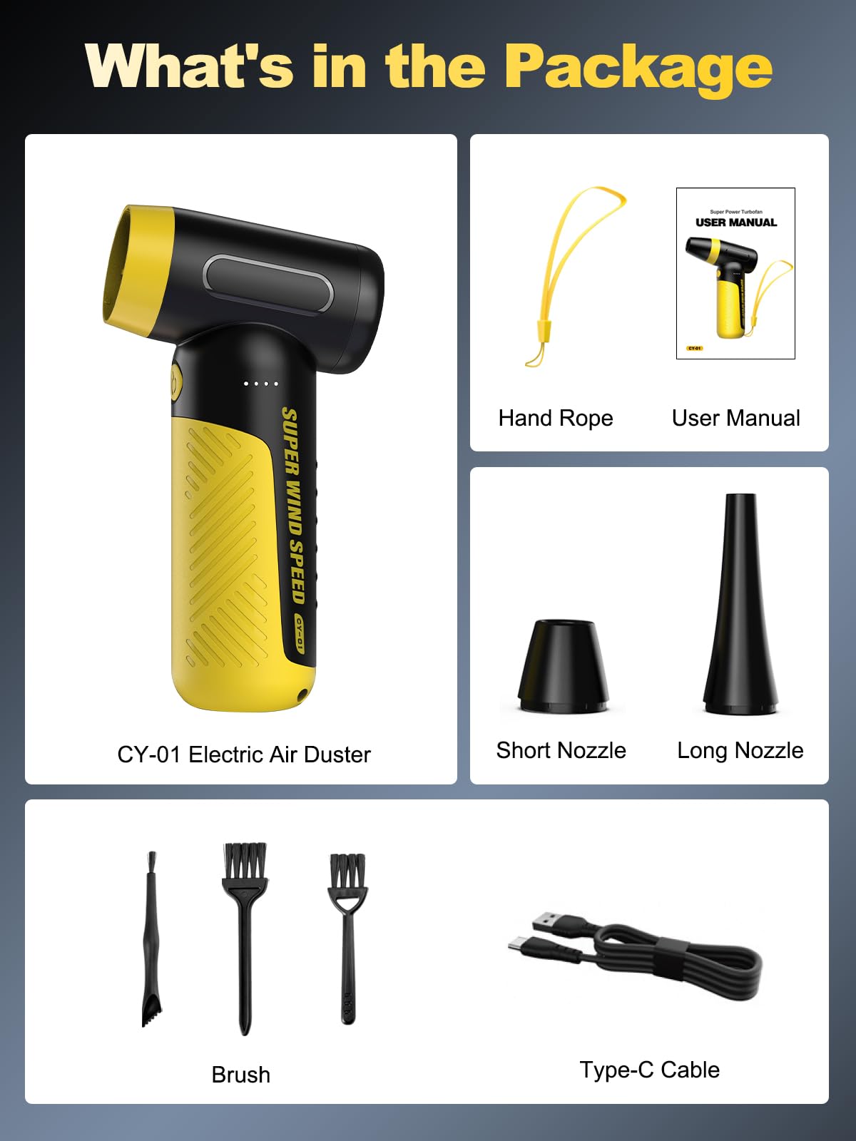 Electric Compressed Air Duster & Blower