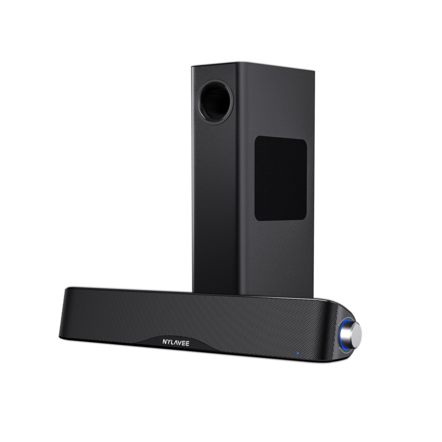 SK100PRO Computer Soundbar - AC Adapter Powered/BT/3.5mm/Subwoofer