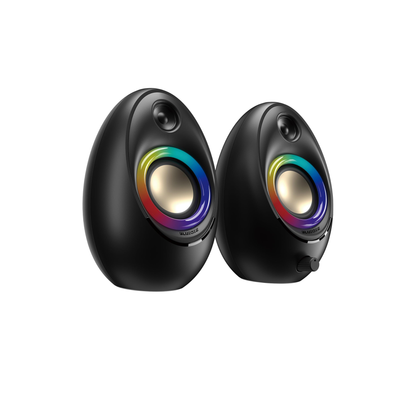 SK900 Computer Speakers - USB/Type-C/RGB/Plug and play