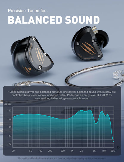 WD01 Neckband Earphone -  BT/Mic USB-C/ANC/Detachable Recessed 2Pin Cable